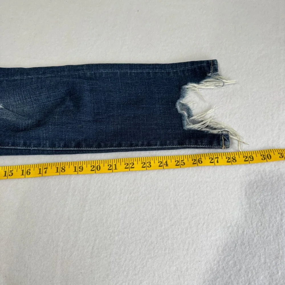 L' AGENCE High Rise Skinny Vintage Destruct Jeans Sz. 26 - Picture 9 of 10